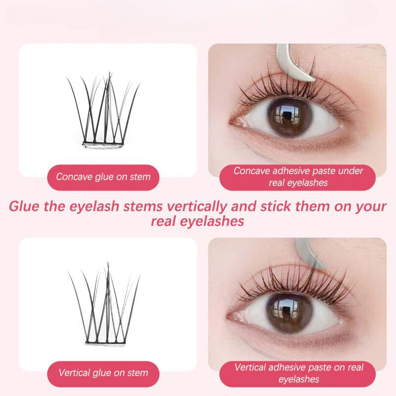 PRE-BONDED DANDELION CLUSTER LASHES (SELF ADHESIVE)