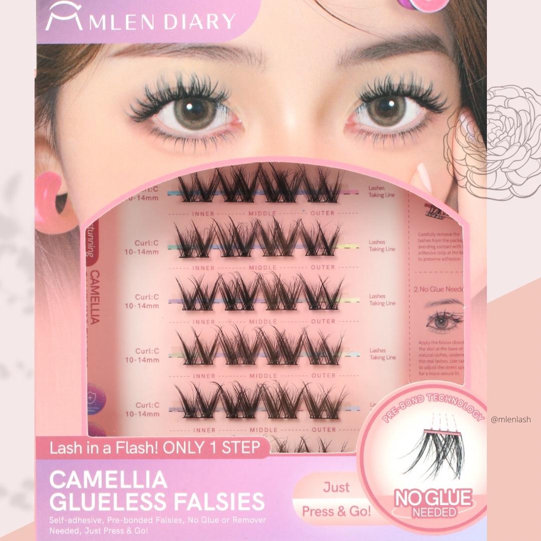 PRE-BONDED CAMELLIA CLUSTER LASHES (SELF ADHESIVE)