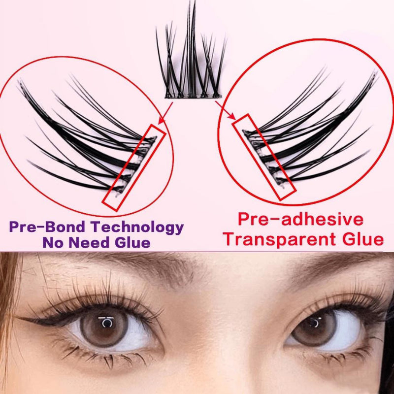 PRE-BONDED DANDELION CLUSTER LASHES (SELF ADHESIVE)