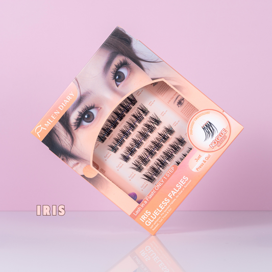 PRE-BONDED IRIS CLUSTER LASHES (SELF ADHESIVE)