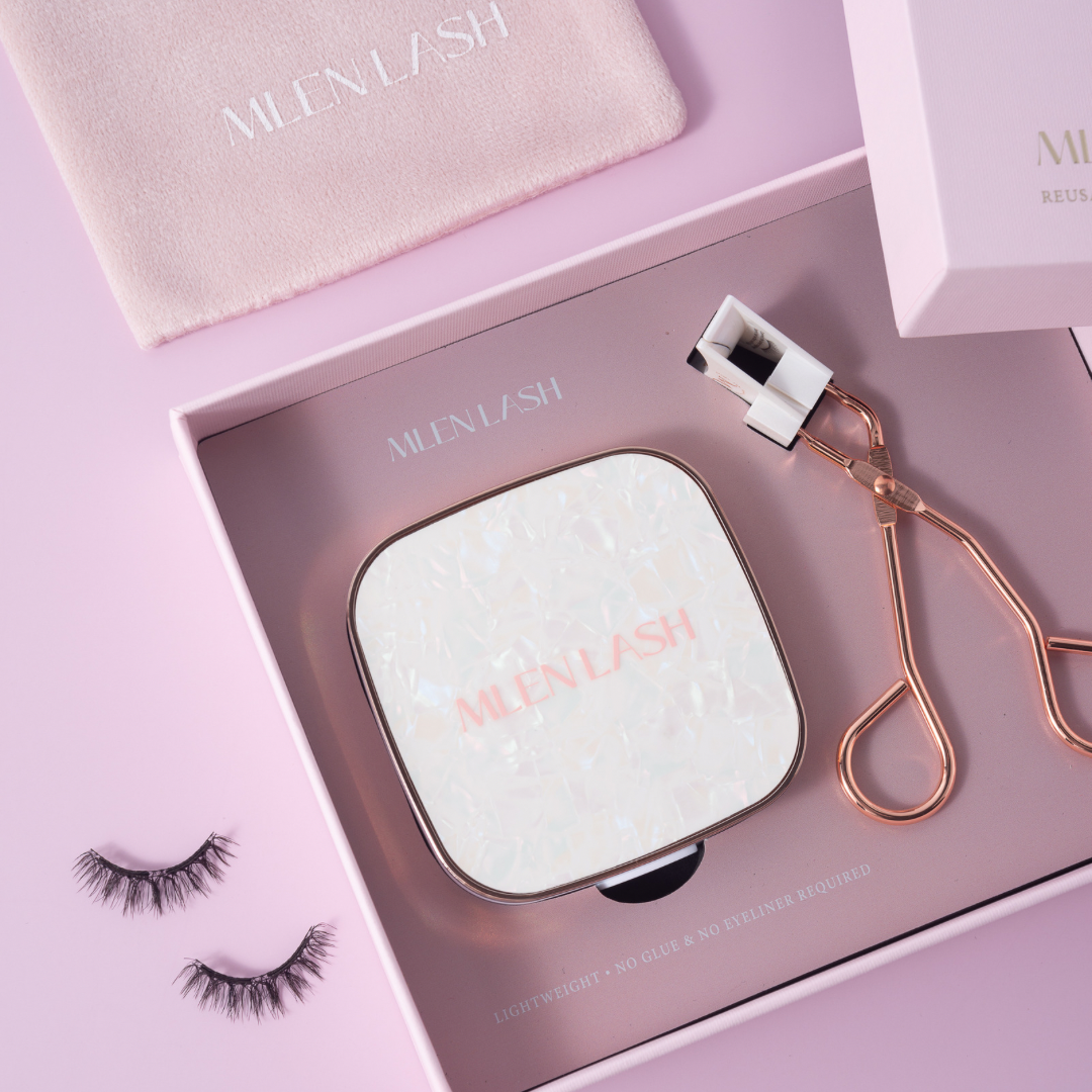 SG EXCLUSIVE PINK BOX MAGNETIC LASHES - DELLIA