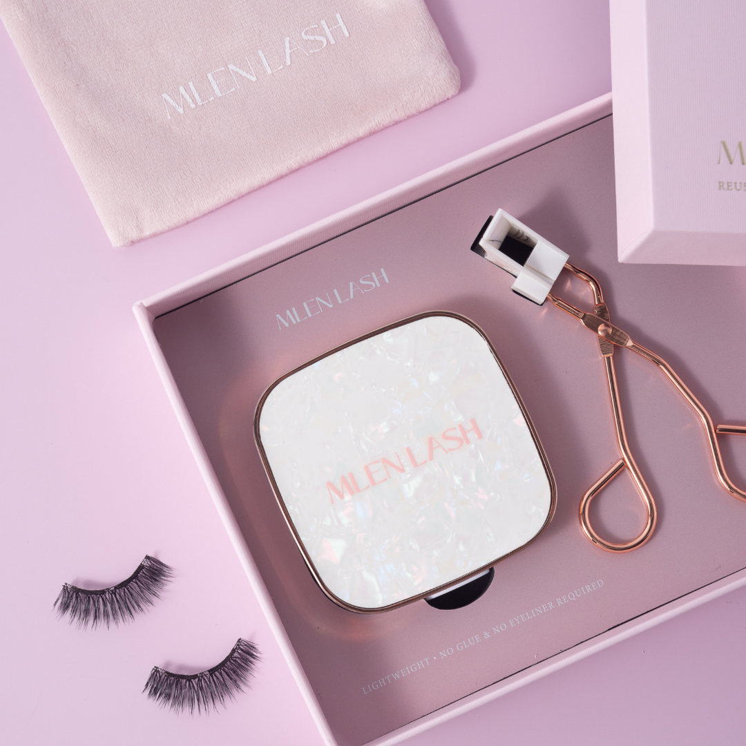 SG EXCLUSIVE PINK BOX MAGNETIC LASHES - OLIVIA