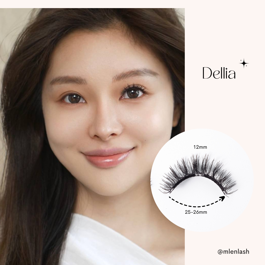 SG EXCLUSIVE PINK BOX MAGNETIC LASHES - DELLIA