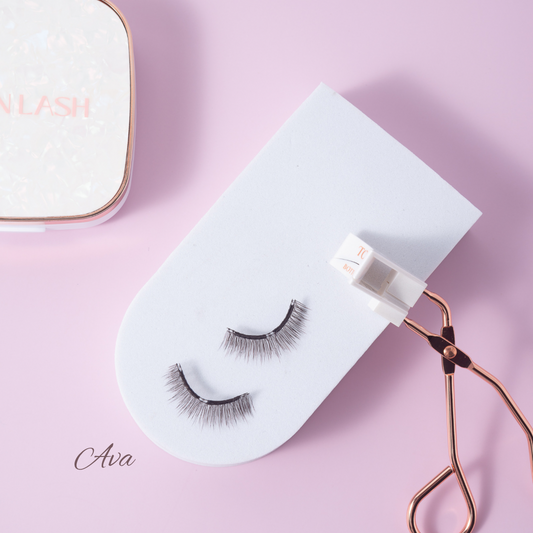 SG EXCLUSIVE PINK BOX MAGNETIC LASHES - AVA