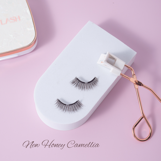 SG EXCLUSIVE PINK BOX MAGNETIC LASHES - NEW HONEY CAMELLIA