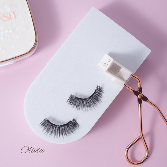 SG EXCLUSIVE PINK BOX MAGNETIC LASHES - OLIVIA