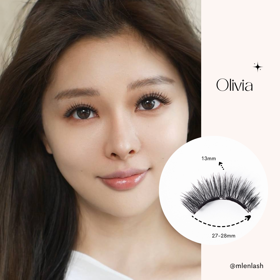 SG EXCLUSIVE PINK BOX MAGNETIC LASHES - OLIVIA