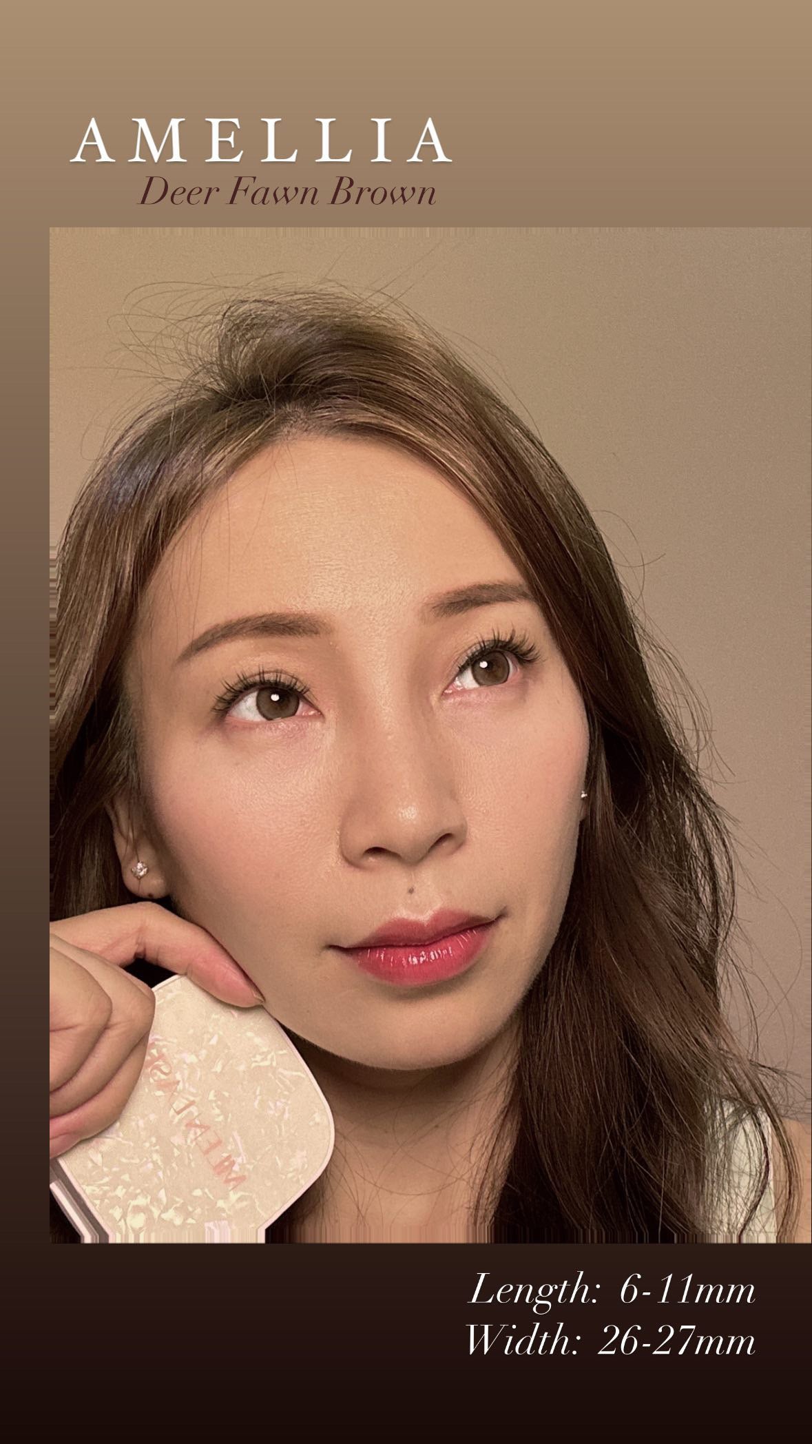 SG EXCLUSIVE PINK BOX MAGNETIC LASHES - AMELLIA