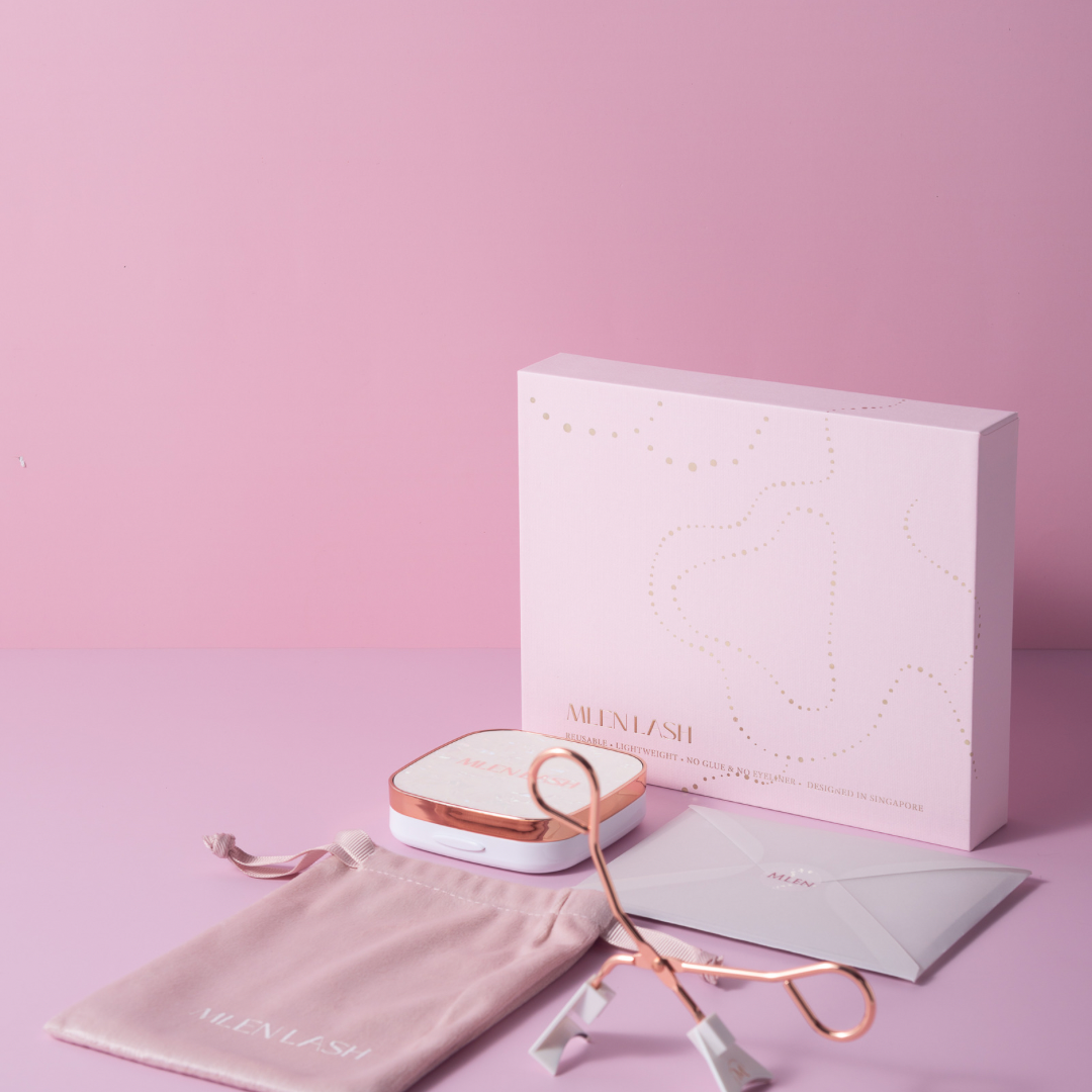 SG EXCLUSIVE PINK BOX MAGNETIC LASHES - NEW TAIWAN CAMELLIA