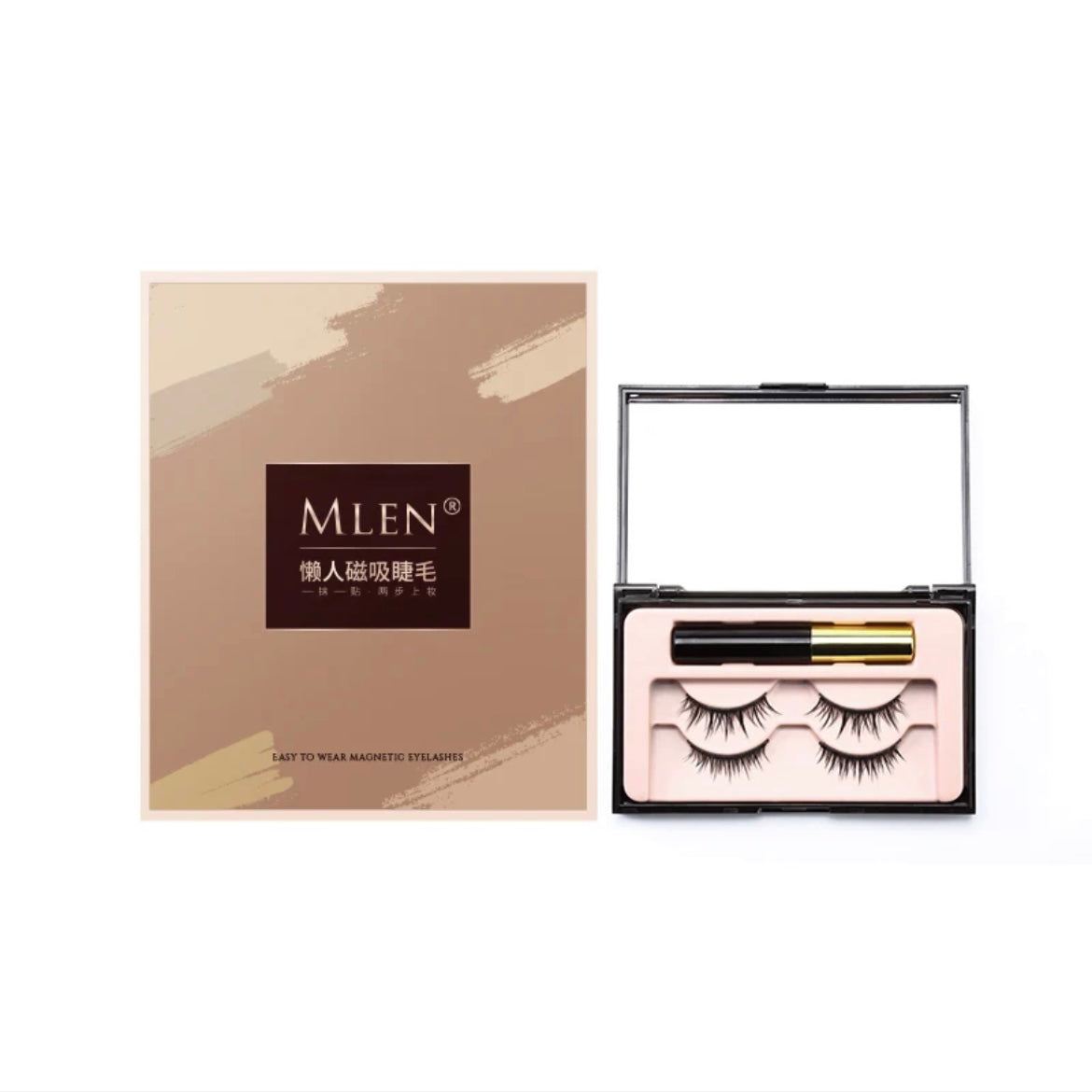 MLEN MAGNETIC EYELINER EYELASHES - NATURAL SERIES