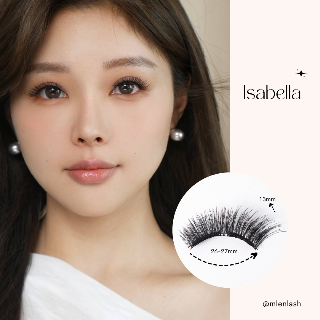 SG EXCLUSIVE PINK BOX MAGNETIC LASHES - ISABELLA