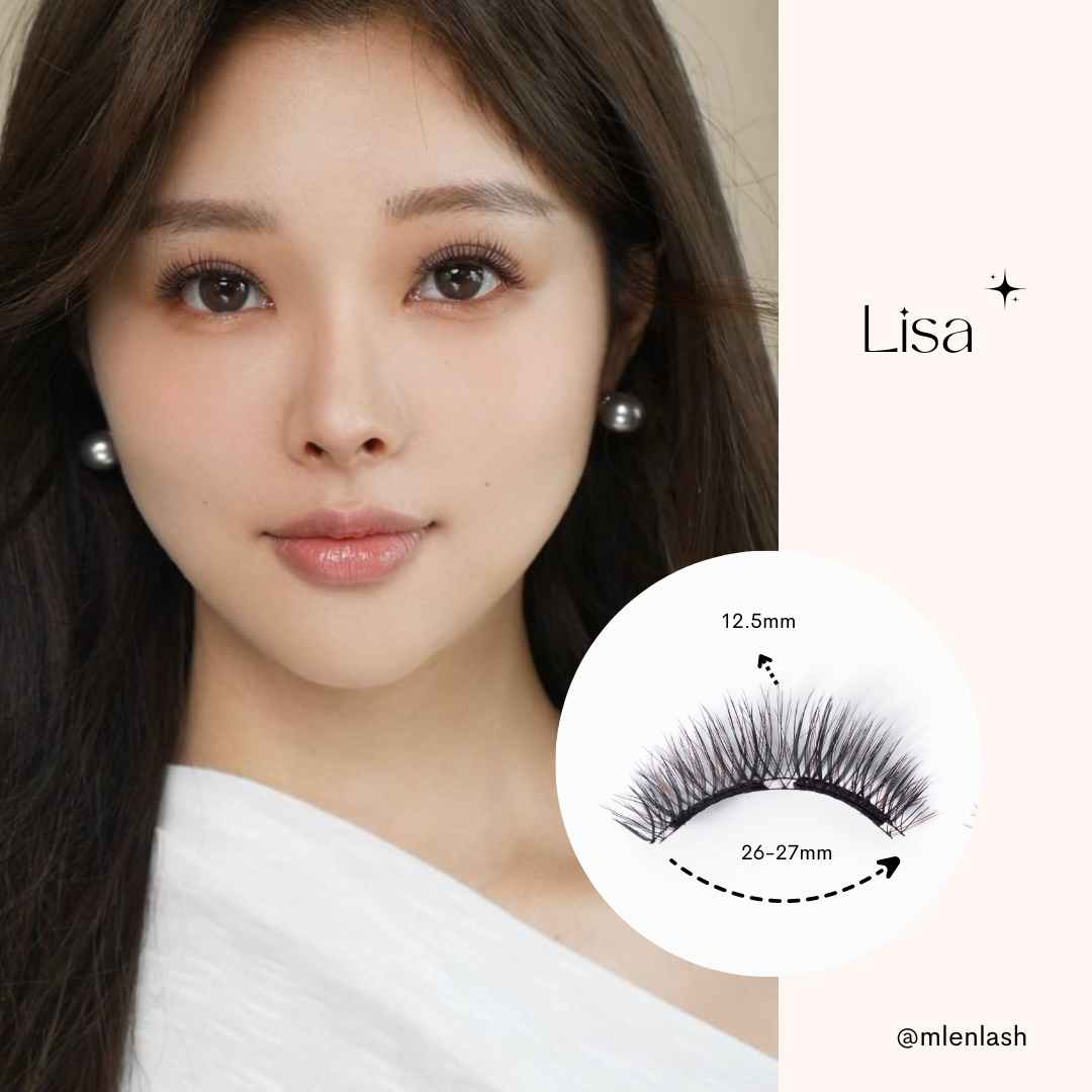 SG EXCLUSIVE PINK BOX MAGNETIC LASHES - LISA