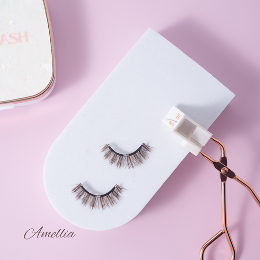 SG EXCLUSIVE PINK BOX MAGNETIC LASHES - AMELLIA