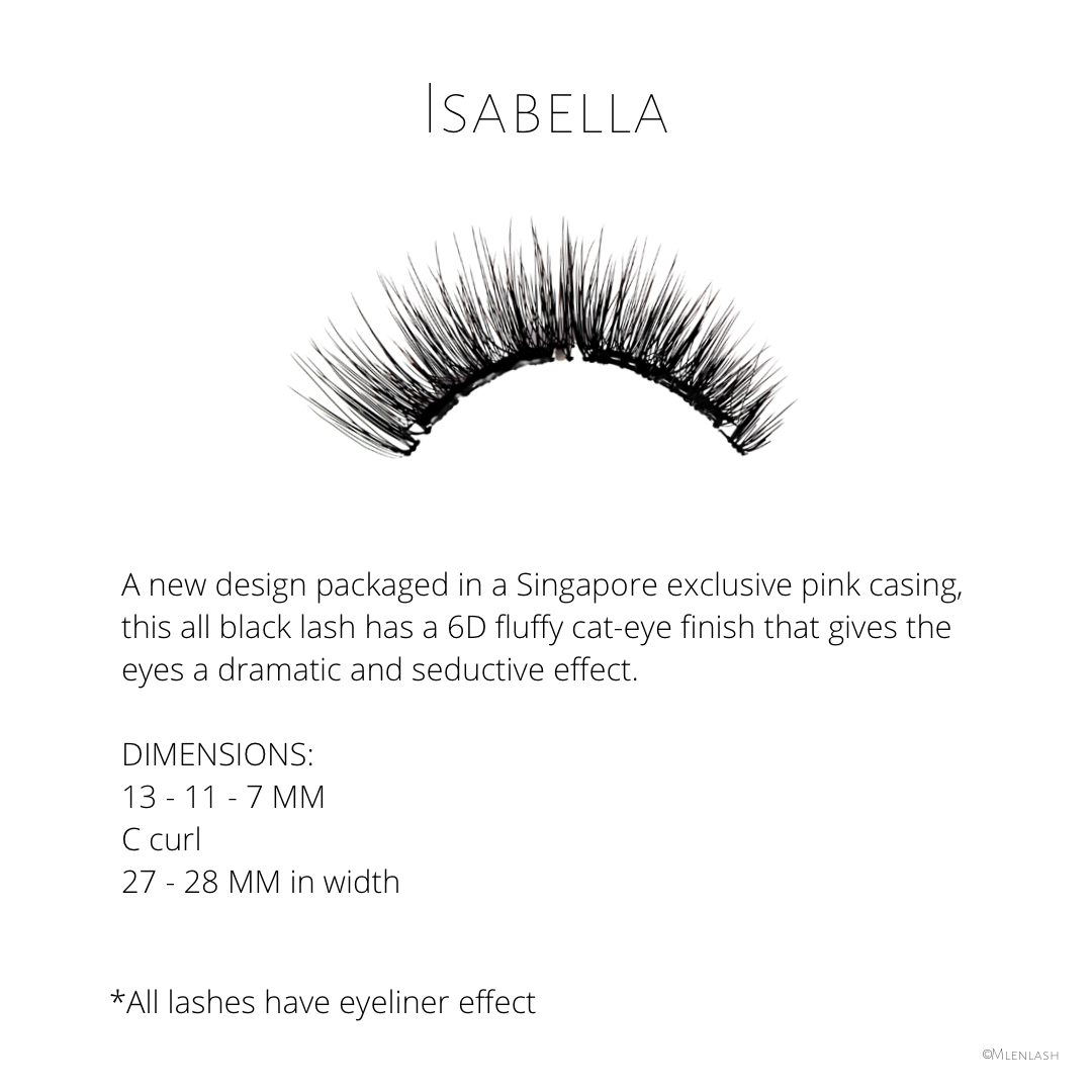 SG EXCLUSIVE PINK BOX MAGNETIC LASHES - ISABELLA