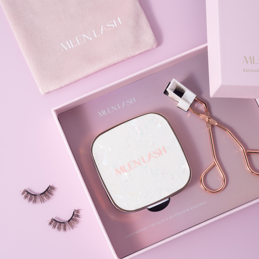 SG EXCLUSIVE PINK BOX MAGNETIC LASHES - AMELLIA