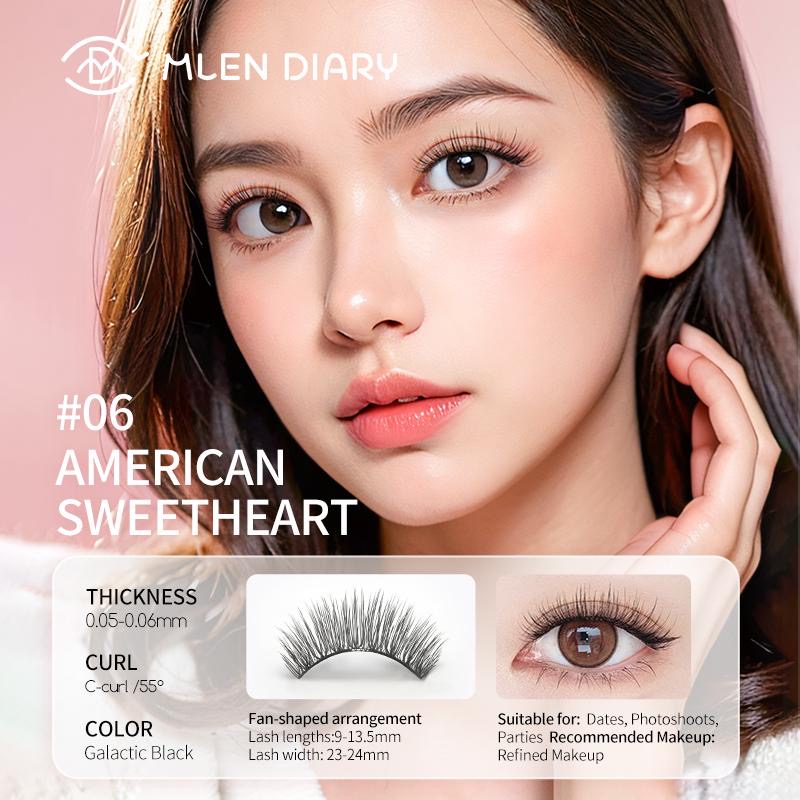 MLEN 4TH GEN MAGNETIC EYELASH WITH MERMAID APPLICATOR