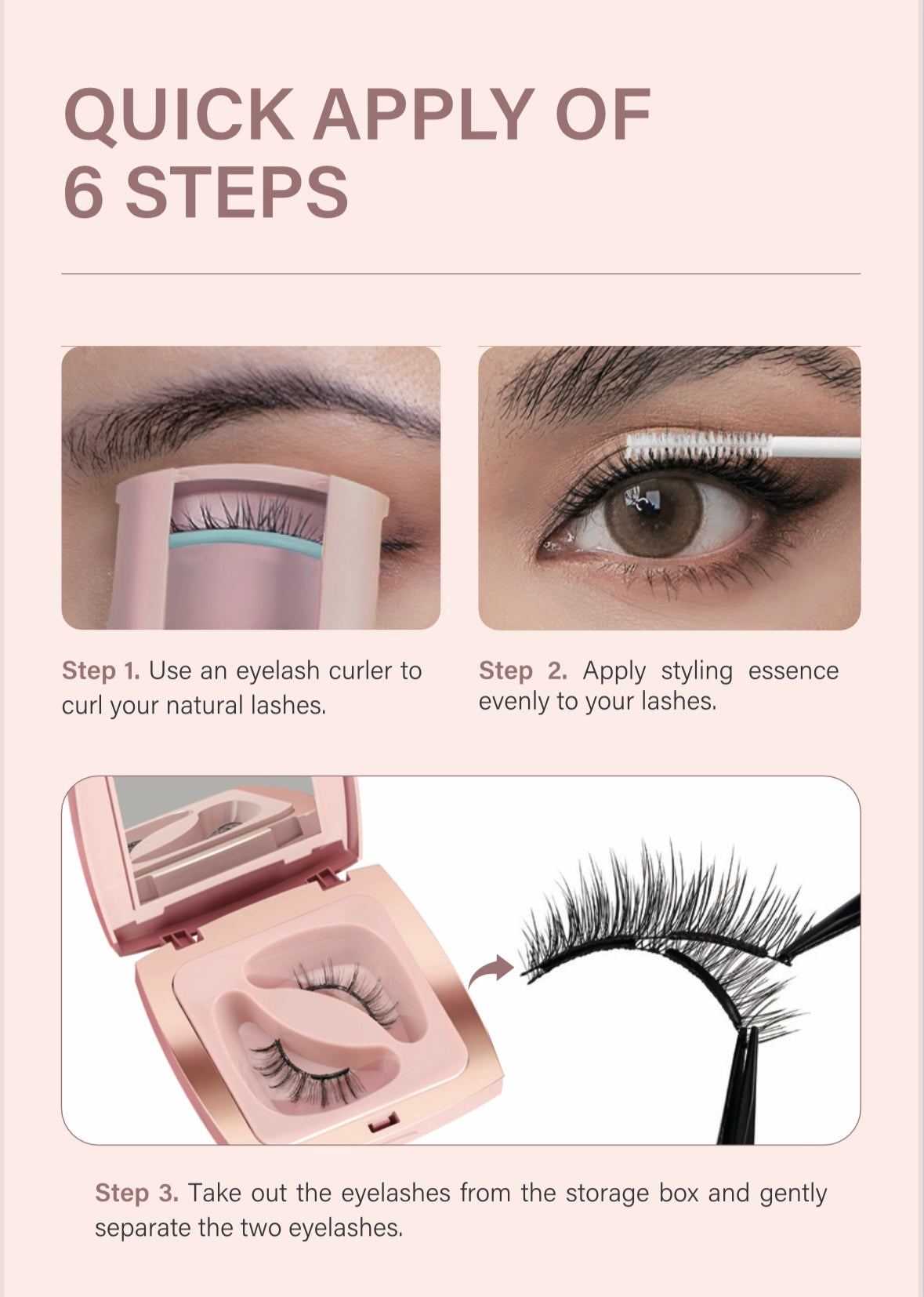 MLEN 4TH GEN MAGNETIC EYELASH WITH MERMAID APPLICATOR