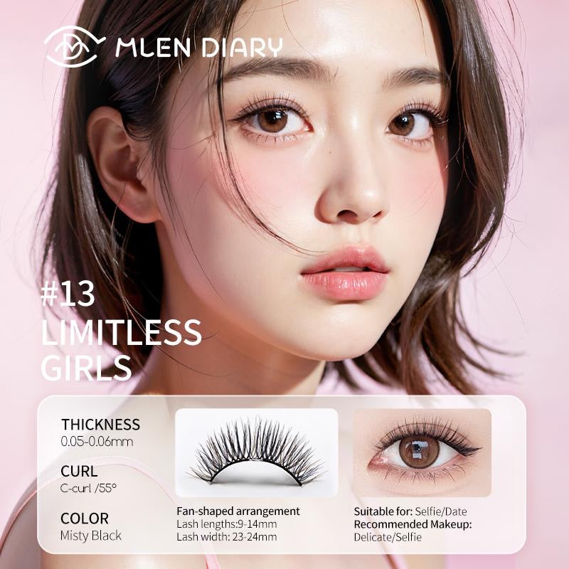 MLEN 4TH GEN MAGNETIC EYELASH WITH MERMAID APPLICATOR