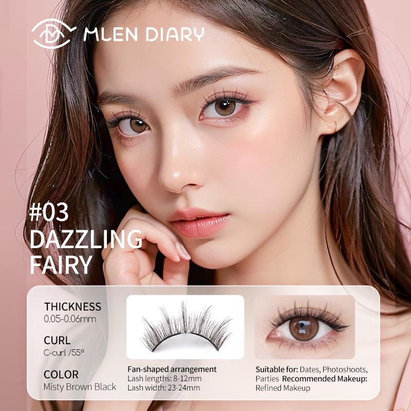 MLEN 4TH GEN MAGNETIC EYELASH WITH MERMAID APPLICATOR