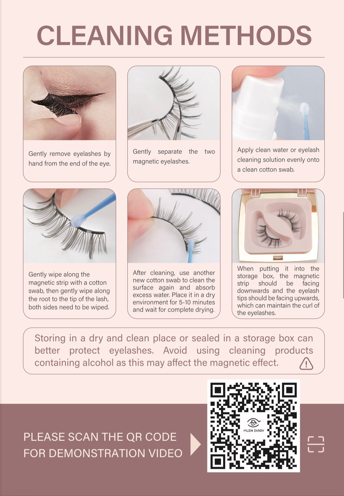 MLEN 4TH GEN MAGNETIC EYELASH WITH MERMAID APPLICATOR