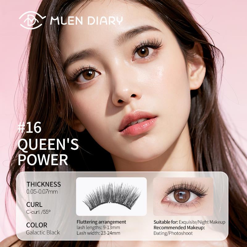 MLEN 4TH GEN MAGNETIC EYELASH WITH MERMAID APPLICATOR