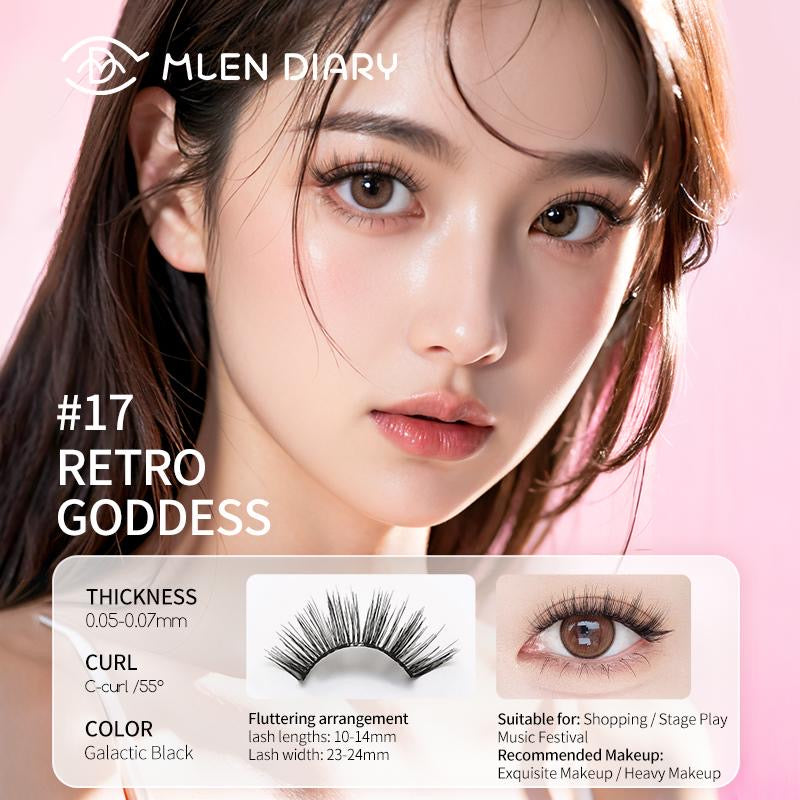 MLEN 4TH GEN MAGNETIC EYELASH WITH MERMAID APPLICATOR