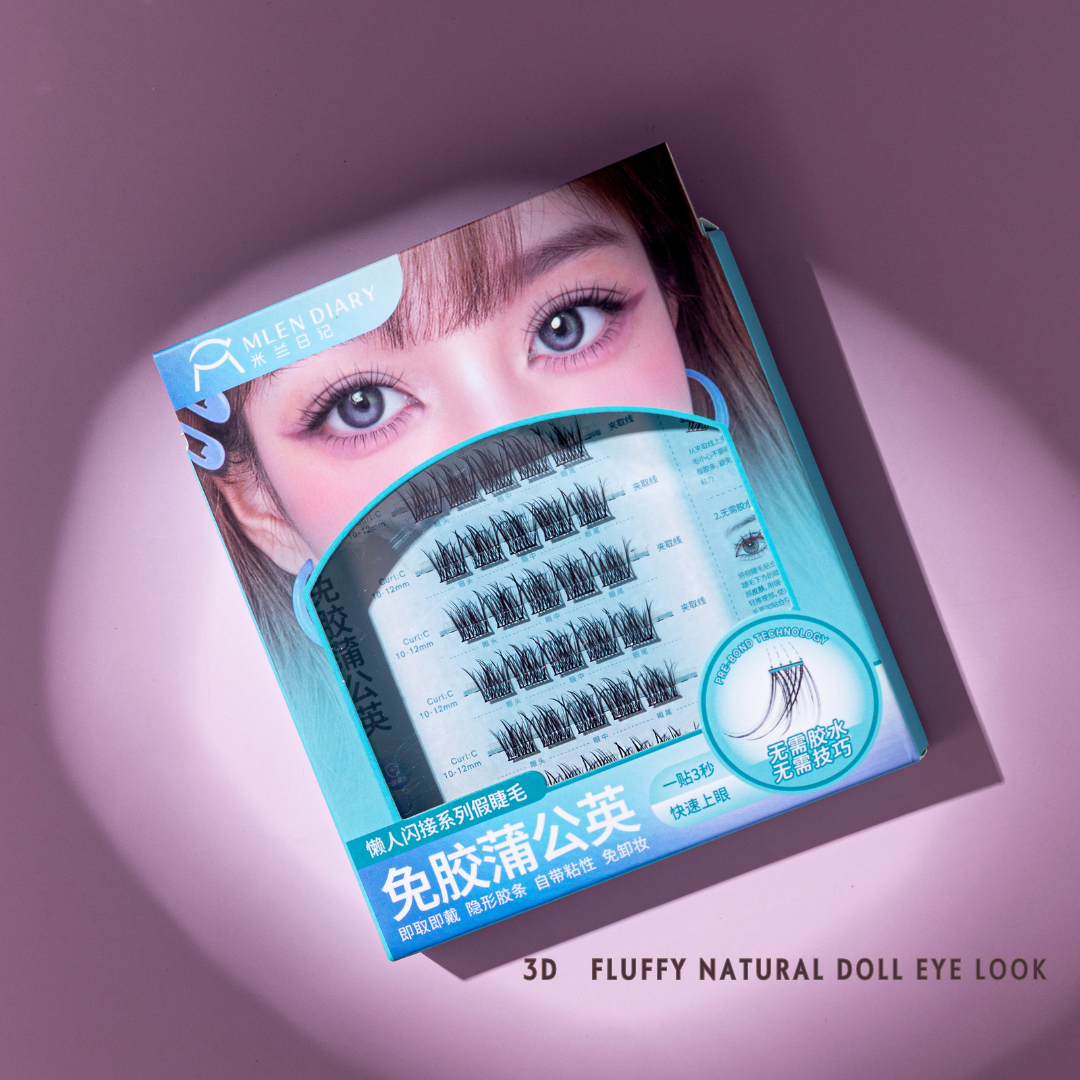 PRE-BONDED DANDELION CLUSTER LASHES (SELF ADHESIVE)