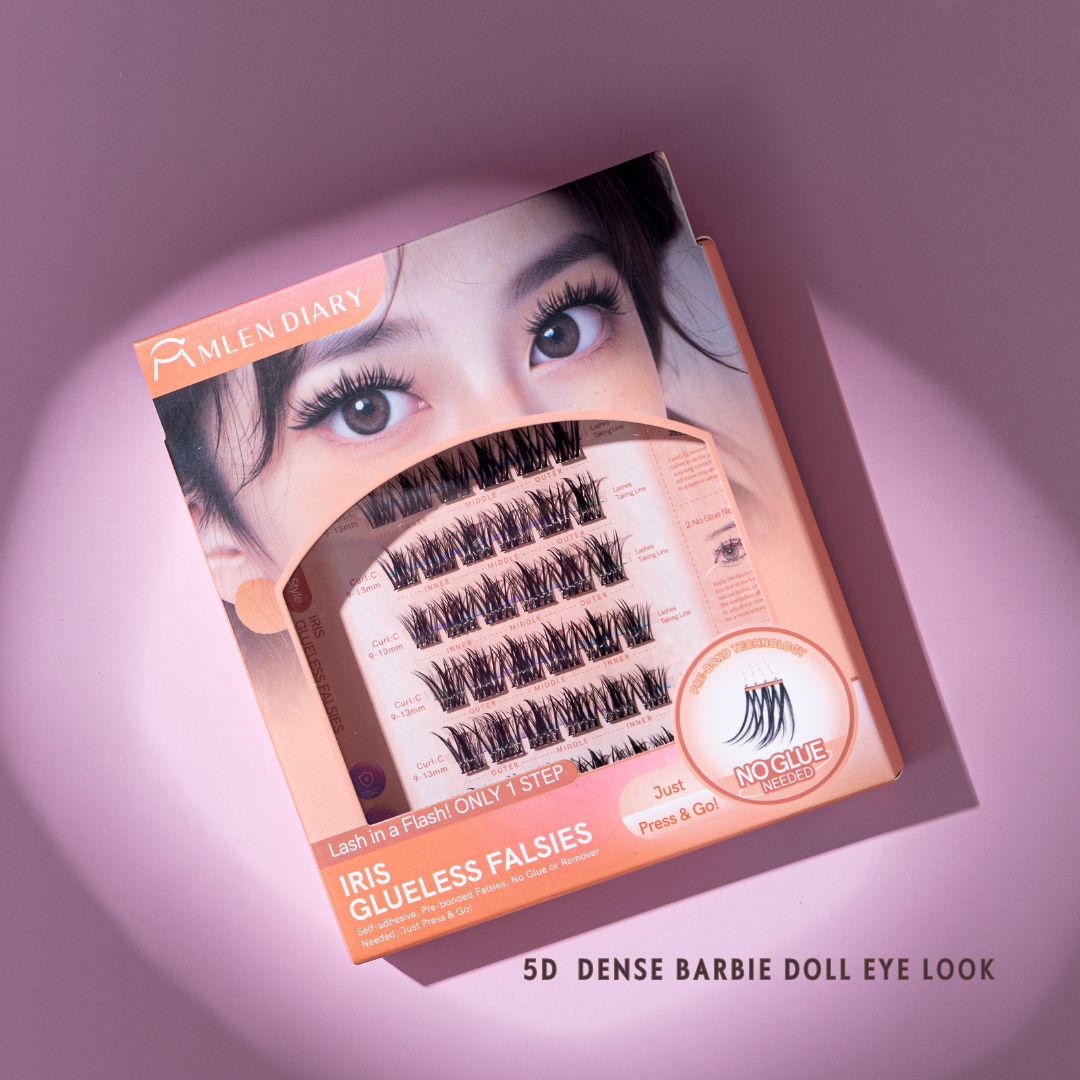 PRE-BONDED IRIS CLUSTER LASHES (SELF ADHESIVE)